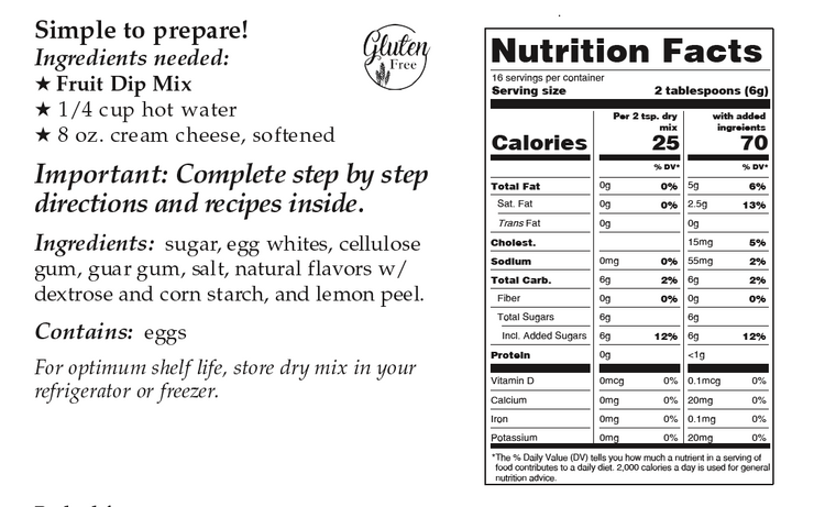 TSL Downhome Deliciousness Fruit Dip Mix