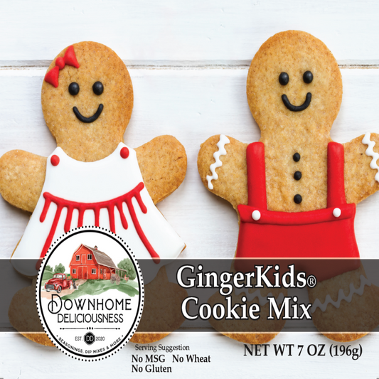 Downhome Deliciousness GingerKids Cookie Mix