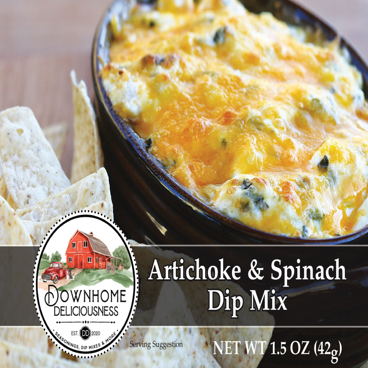 Downhome Deliciousness Artichoke Spinach Dip Mix