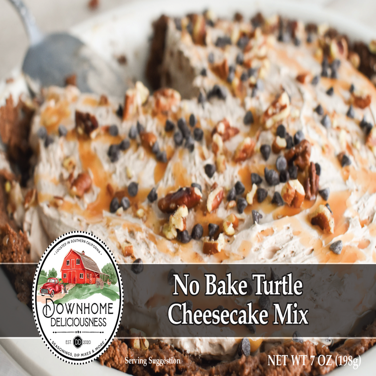 Downhome Deliciousness Turtle No-Bake Cheesecake Mix