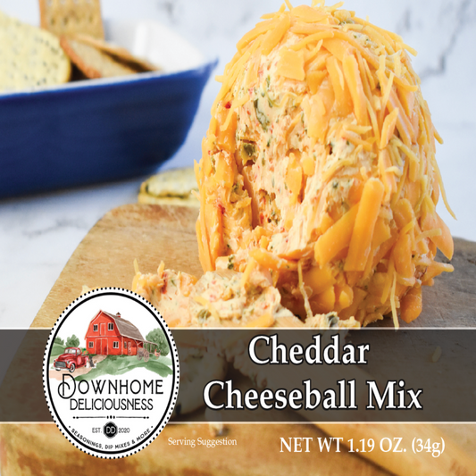 Downhome Deliciousness Holiday Cheddar Cheeseball Mix