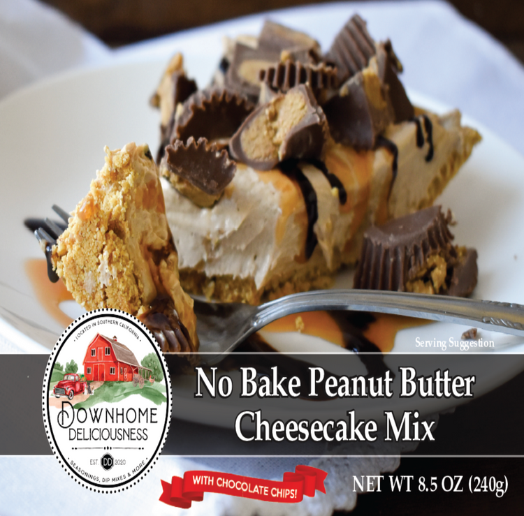 Downhome Deliciousness Peanut Butter No-Bake Cheesecake Mix