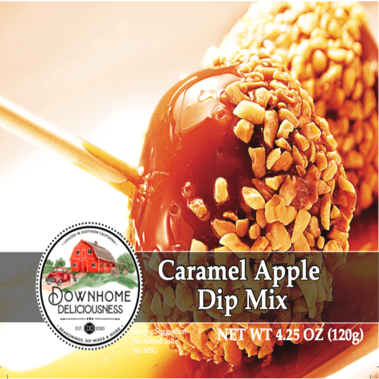 Downhome Deliciousness Caramel Apple Dip Mix Vegan And Gluten-Free