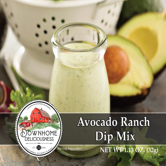 Downhome Deliciousness Avocado Ranch Dip Mix & Salad Dressing