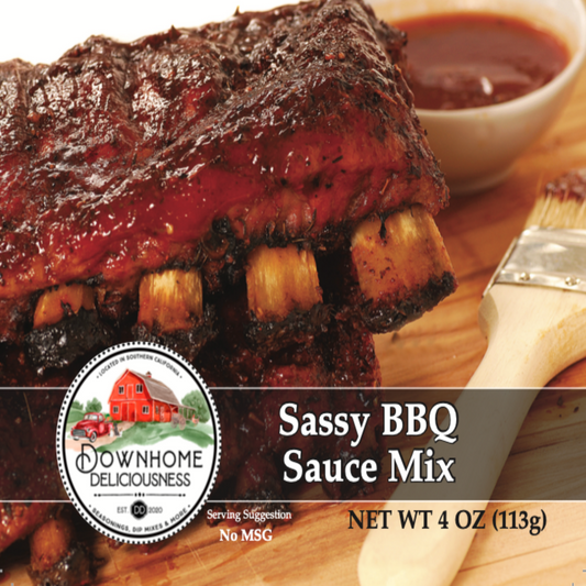 Downhome Deliciousness Sassy BBQ Sauce Mix