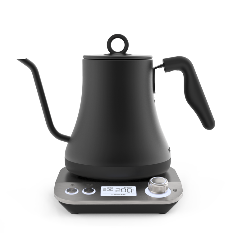 OVALWARE Electric Pour Over Gooseneck Kettle 0.8L, Variable Temperatur –  The Curated Kitchen & Home Store