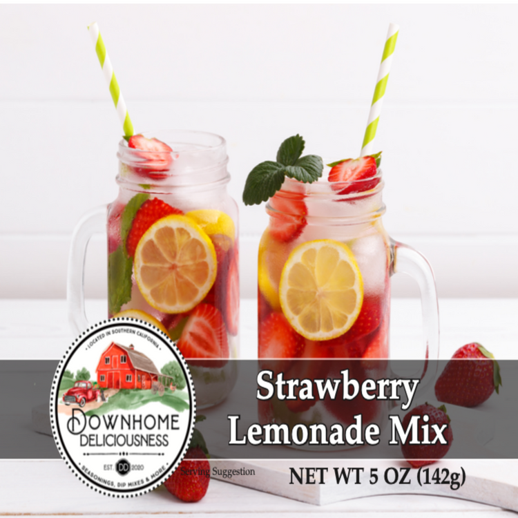 Downhome Deliciousness Strawberry Lemonade Drink Mix