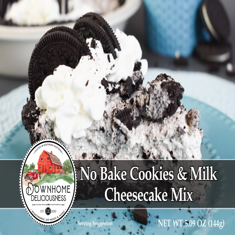 Downhome Deliciousness Cookies & Milk No-Bake Cheesecake Mix