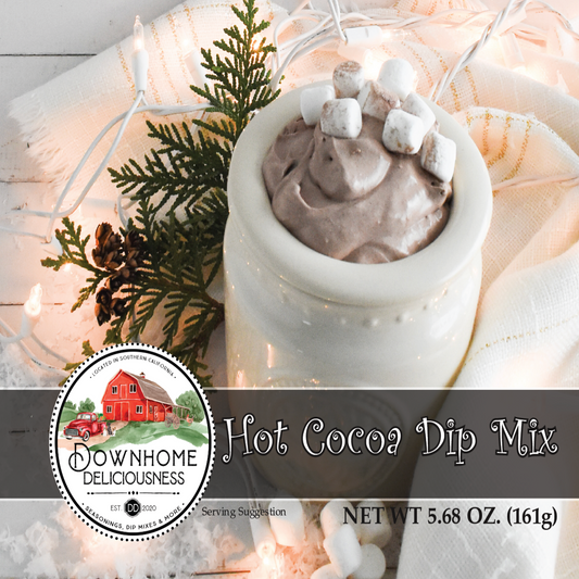 Downhome Deliciousness Winter Hot Cocoa Dip Mix