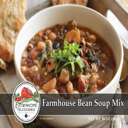 Downhome Deliciousness Farmhouse Bean Soup Mix