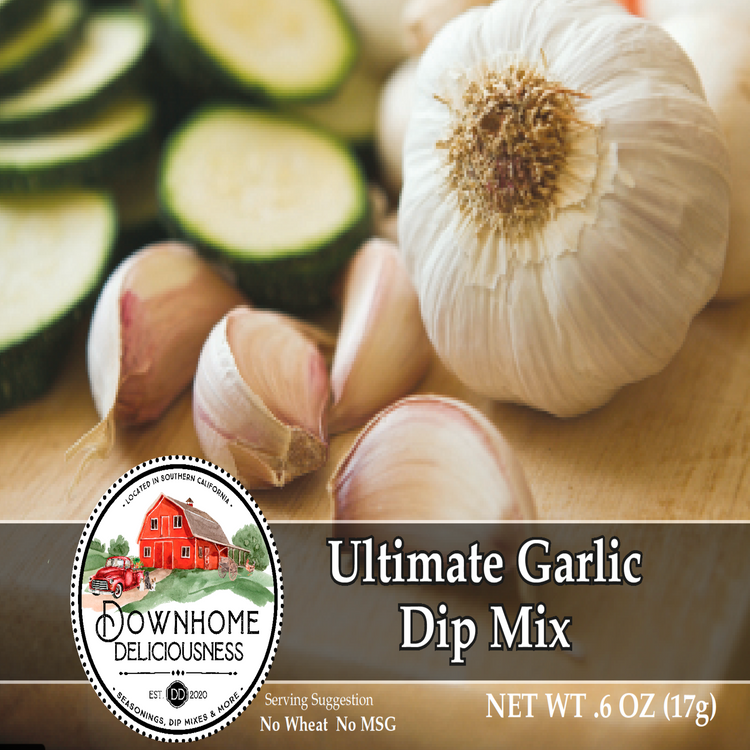 Downhome Deliciousness Ultimate Garlic Dip Mix - Vegan